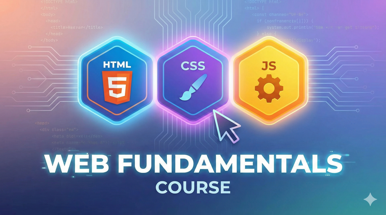 دورة تعلم أساسيات برمجة مواقع الويب HTML CSS JS
